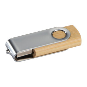 Alternative view of USB din bambus, 4GB, de pe stoc