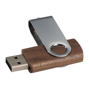 Alternative view of USB din lemn, 4GB, de pe stoc