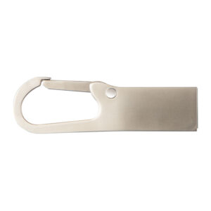 Alternative view of USB metalic, 8GB cu carabină, de pe stoc