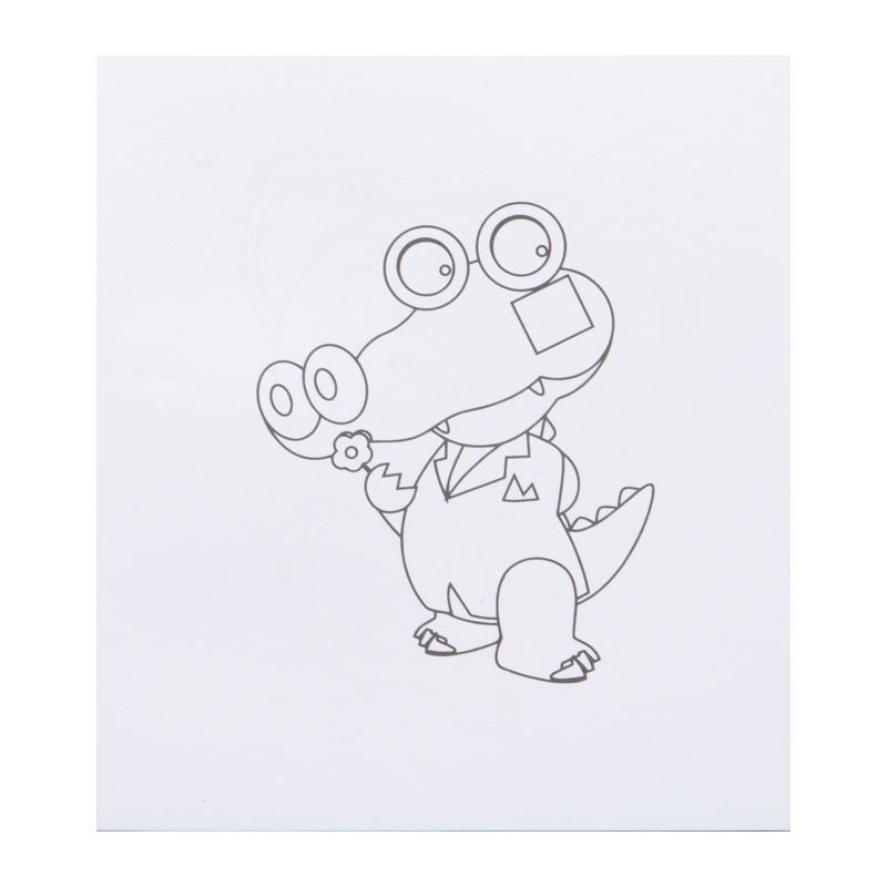 Carte de colorat ecologic cu 12 creioane colorate - imagine 3