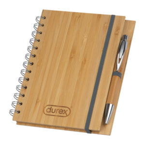 Alternative view of Notes A5 cu copertă bambus
