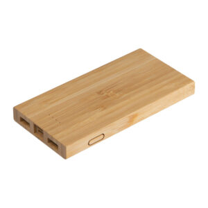 Alternative view of Powerbank din bambus, 8000 mAh