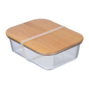 Caserolă cu capac din bambus, 1 L