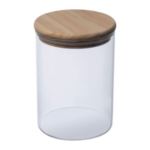 Borcan din sticlă borosilicată cu capac, 700ml