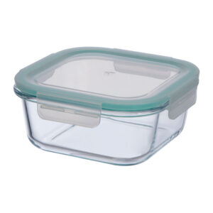 Caserolă sticlă cu capac din plastic, 750 ml