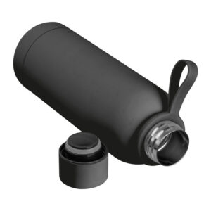 Alternative view of Sticlă de băut cauciucată cu mâner, 500ml
