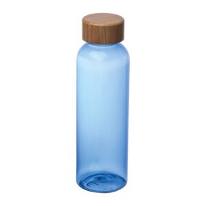 Sticlă de băut PET cu capac din bambus, 500ml