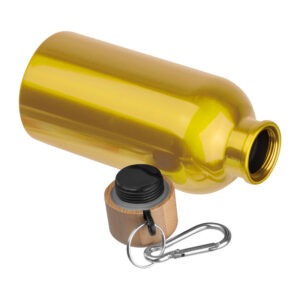 Alternative view of Sticlă din oţel inoxidabil cu carabină, 400ml
