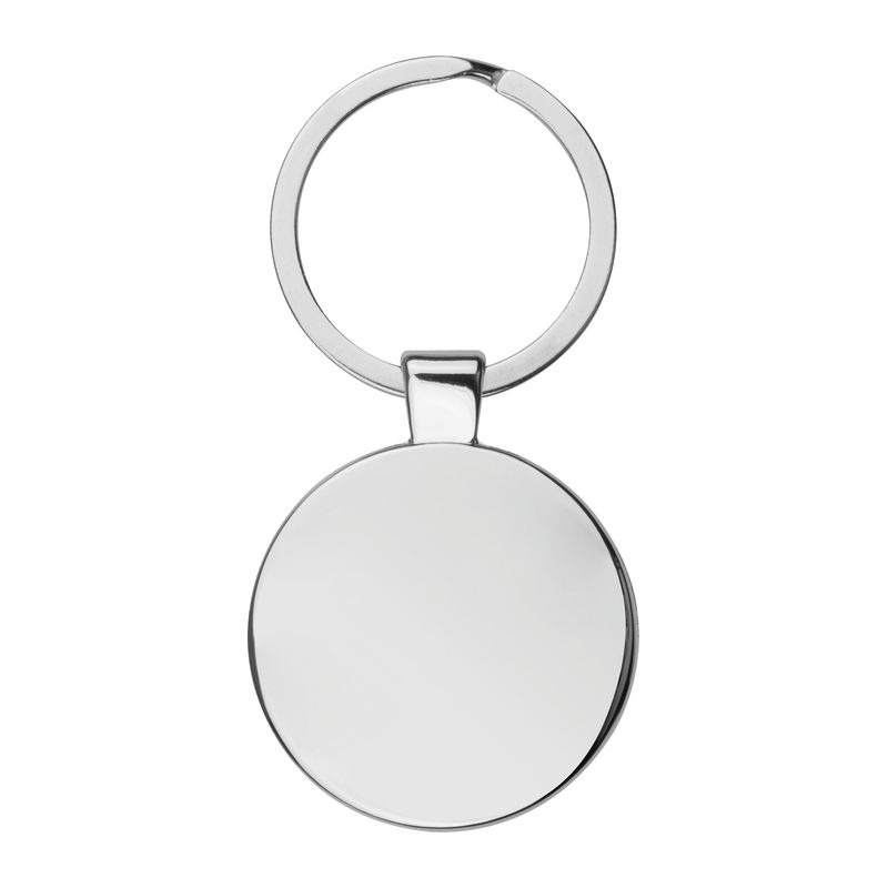 Breloc rotund din metal - imagine 5
