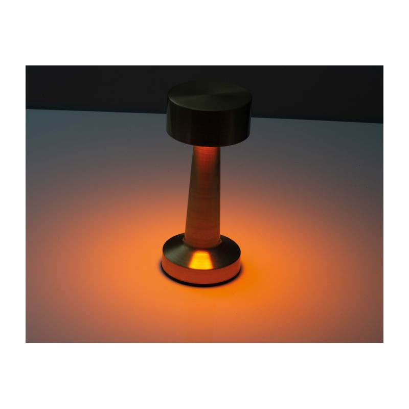 Lampă de birou din oţel inoxidabil cu acumulator - imagine 9