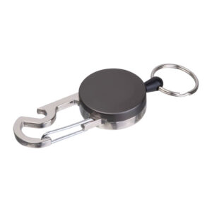 Breloc retractabil cu carabină