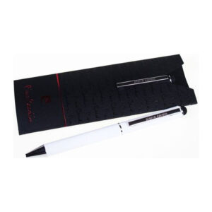 Alternative view of CLAUDIE ballpen, white