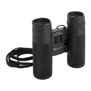 Binoculars in neoprene case
