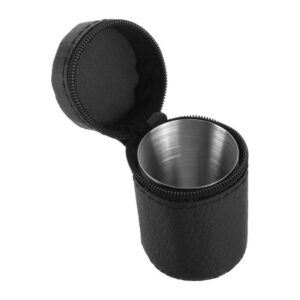Alternative view of Hip flask set, 266 ml + 4 x 30 ml