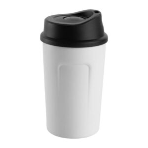 Alternative view of LIARD thermo mug, white