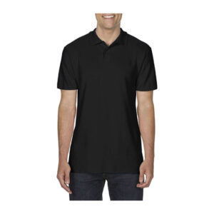 Alternative view of SOFTSTYLE® ADULT DOUBLE PIQUÉ POLO