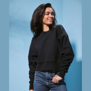 Cropped sweatshirt for women
