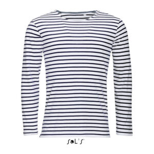 Alternative view of SOL'S MARINE MEN - LONG SLEEVE STRIPED T-SHIRT
